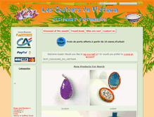 Tablet Screenshot of boutique-vietnam.com